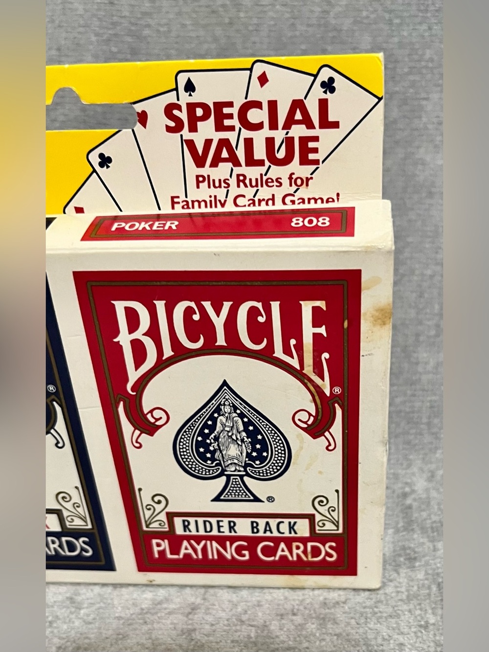 New Vintage Two Bicycle Sealed Rider Back Playing Cards IBM Aptiva Promo - Picture 5 of 11